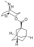 [1R,5S,(+)]-Tropane-2α-yl=1-adamantanecarboxylate Struktur