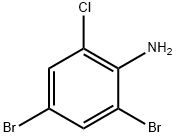 2-氯-4,6-二溴苯胺 結構式