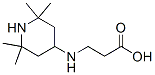 3-[(2,2,6,6-Tetramethylpiperidin-4-yl)amino]propionic acid Struktur