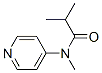 Propanamide,  N,2-dimethyl-N-4-pyridinyl- Struktur