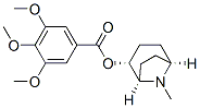 [(1R,2R,5S)-8-methyl-8-azabicyclo[3.2.1]oct-2-yl] 3,4,5-trimethoxybenz oate Struktur