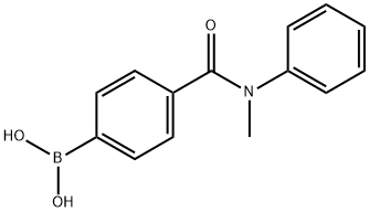 4-(BENZYL(METHYL)CARBAMOYL)PHENYLBORONIC ACID Struktur