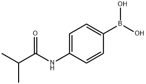 4-ISOBUTYRAMIDOBENZENEBORONIC ACID Struktur