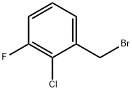 2-Chloro-3-fluorobenzyl bromide Struktur