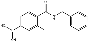 4-(BENZYLCARBAMOYL)-3-FLUOROBENZENEBORONIC ACID 97 price.