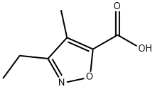 5-Isoxazolecarboxylic  acid,  3-ethyl-4-methyl- Struktur