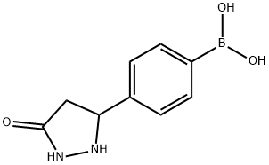 4-(5-OXOPYRAZOLIDIN-3-YL)PHENYLBORONIC ACID Struktur