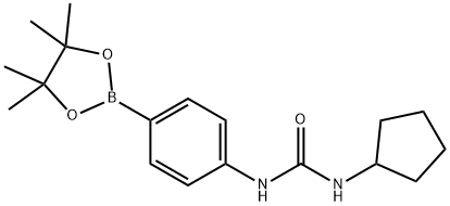 1-CYCLOPENTYL-3-[4-(4,4,5,5-TETRAMETHYL-1,3,2-DIOXABOROLAN-2-YL)PHENYL]UREA price.