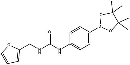 1-(FURAN-2-YLMETHYL)-3-[4-(4,4,5,5-TETRAMETHYL-1,3,2-DIOXABOROLAN-2-YL)PHENYL]UREA price.