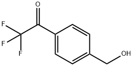 Ethanone, 2,2,2-trifluoro-1-[4-(hydroxymethyl)phenyl]- (9CI) Struktur