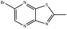 6-Bromo-2-methylthiazolo[5,4-b]pyrazine Struktur