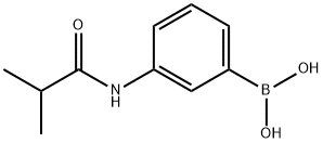 (3-ISOBUTYRAMIDO)BENZENEBORONIC ACID Struktur