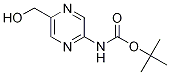 tert-Butyl [5-(hydroxymethyl)pyrazin-2-yl]carbamate Struktur