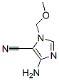 1H-Imidazole-5-carbonitrile,  4-amino-1-(methoxymethyl)- Struktur