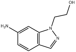 2-(6-AMINO-1H-INDAZOL-1-YL)ETHANOL Struktur