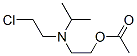 isopropyl-2-acetoxyethyl-2'-chloroethylamine Struktur