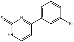 6-(3-broMophenyl)-1,2-dihydropyriMidine-2-thione Struktur