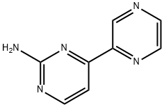 4-(2-PYRAZINYL)-2-PYRIMIDINAMINE Struktur