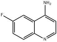 4-AMINO-6-FLUOROQUINOLINE Struktur