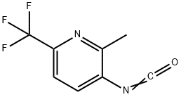 3-Isocyanato-2-methyl-6-(trifluoromethyl)pyridine, TECH Struktur