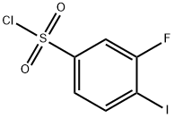 Benzenesulfonyl chloride, 3-fluoro-4-iodo- Struktur