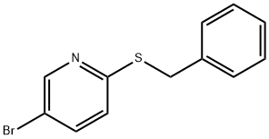 5-bromo-2-[(phenylmethyl)thio]pyridine Struktur