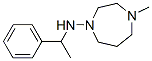 4-methyl-N-(1-phenylethyl)-1,4-diazepan-1-amine Struktur