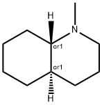 trans-decahydro-1-methylquinoline Struktur