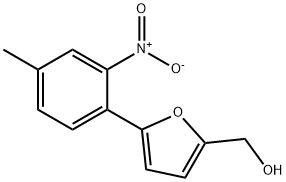 [5-(4-METHYL-2-NITRO-PHENYL)-FURAN-2-YL]-METHANOL Struktur