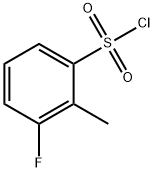 3-FLUORO-2-METHYLBENZENESULFONYL CHLORIDE Struktur