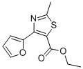 4-(2-FURANYL)-2-METHYL-5-THIAZOLECARBOXYLIC ACID ETHYL ESTER Struktur