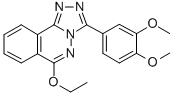 1,2,4-Triazolo(3,4-a)phthalazine, 3-(3,4-dimethoxyphenyl)-6-ethoxy- Struktur