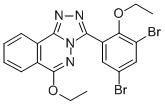 1,2,4-Triazolo(3,4-a)phthalazine, 3-(3,5-dibromo-2-ethoxyphenyl)-6-eth oxy- Struktur