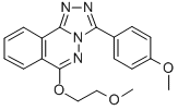 1,2,4-Triazolo(3,4-a)phthalazine, 6-(2-methoxyethoxy)-3-(4-methoxyphen yl)- Struktur