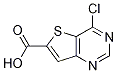 4-chlorothieno[3,2-d]pyriMidine-6-carboxylic acid Struktur