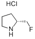 (2R)-2-FLUOROMETHYLPYRROLIDINE HYDROCHLORIDE Struktur