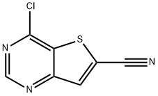 4-Chlorothieno[3,2-d]pyriMidine-6-carbonitrile Struktur