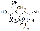 Octahydro-12-hydroxymethyl-2-imino-5,9:7,10a-dimethano-10aH-[1,3]dioxocino[6,5-d]pyrimidine-4,7,10,11,12-pentol Struktur