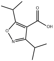 4-Isoxazolecarboxylic  acid,  3,5-diisopropyl-  (7CI) Struktur