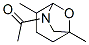 8-Oxa-6-azabicyclo[3.2.1]octane,  6-acetyl-1,4-dimethyl-  (7CI) Struktur