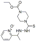 2-[1-[2-[(4-Ethoxycarbonylpiperazin-1-yl)(thioxo)methyl]hydrazino]ethyl]pyridine 1-oxide Struktur