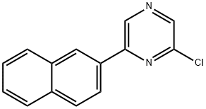 2-CHLORO-6-(2-NAPHTHALENYL) PYRAZINE Struktur