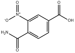 4-Carbamoyl-3-nitrobenzoic acid Struktur