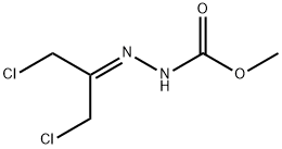 1,3-DICHLOROACETONE METHOXYCARBONYLHYDRAZONE Struktur