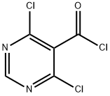 5-Pyrimidinecarbonyl chloride, 4,6-dichloro- (9CI) Struktur