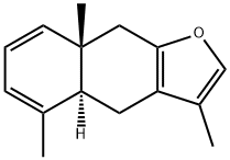 FURANOEUDESMA-1,3-DIENE Struktur