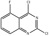 2,4-DICHLORO-5-FLUOROQUINAZOLINE Struktur