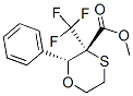 (2R,3S)-METHYL 2-PHENYL-3-(TRIFLUOROMETHYL)-1,4-OXATHIANE-3-CARBOXYLATE Struktur