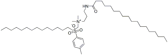 hexadecyldimethyl[3-(stearoylamino)propyl]ammonium toluene-p-sulphonate Struktur