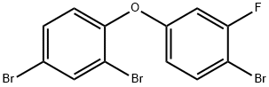 3'-FLUORO-2,4,4'-TRIBROMODIPHENYL ETHER Struktur